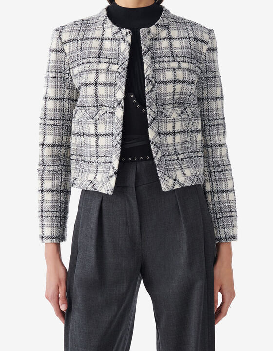 VESTE EN TWEED