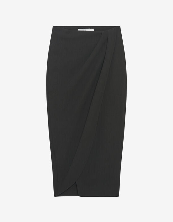 LONG WRAP SKIRT