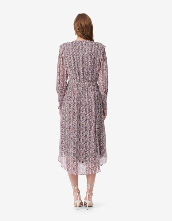 ROBE LONGUE IMPRIM&Eacute; GRAPHIQUE