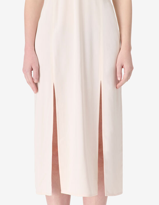 STRAPLESS MIDI DRESS