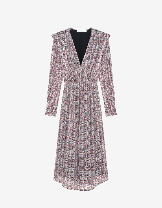 GRAPHIC PRINT MAXI DRESS