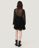 DIXON OPEN HALTER BABYDOLL MINI DRESS image number null