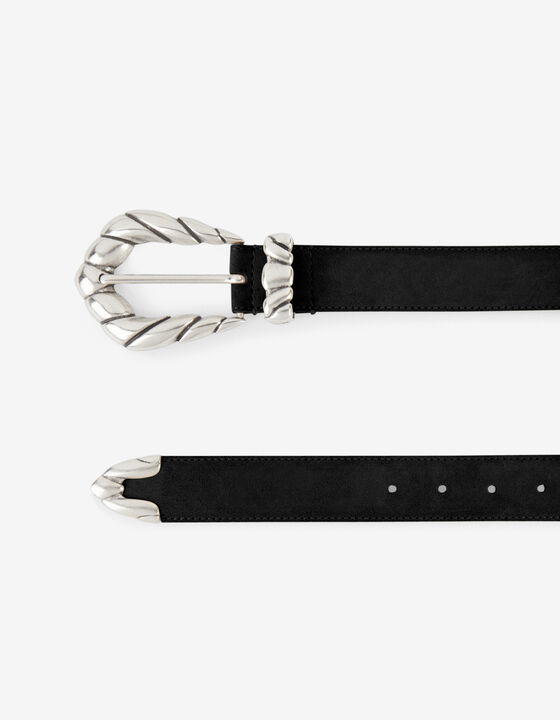 EMBELLA SUEDE LEATHER BELT