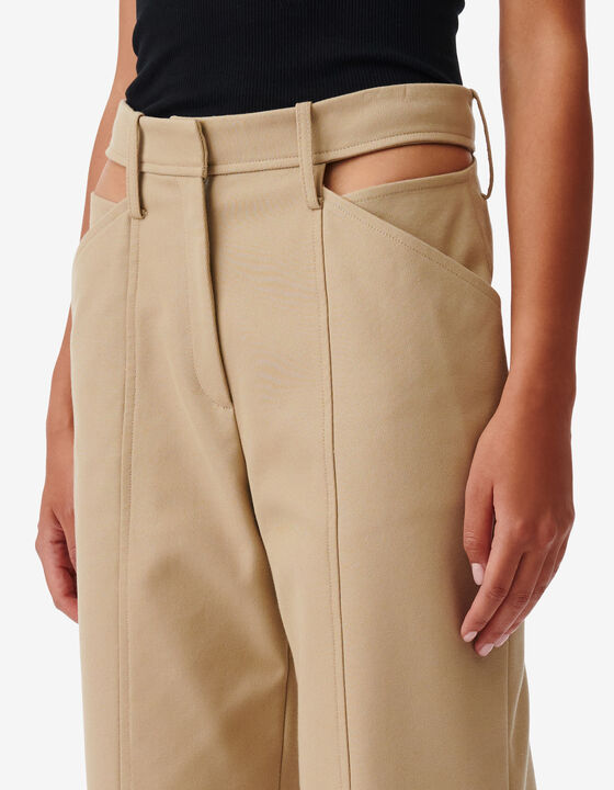 PANTS WITH CUT-OUT