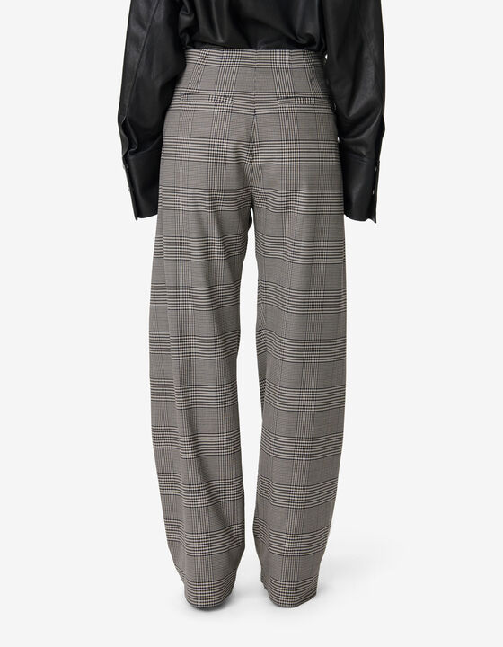 PLEATED SUIT PANTS