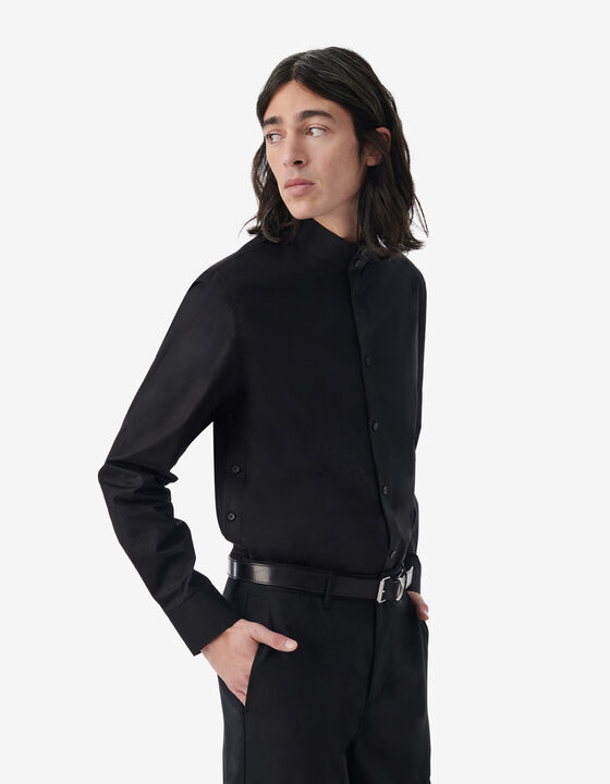 STAND-UP COLLAR SHIRT