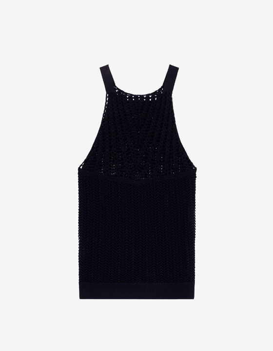 OPENWORK KNIT TOP