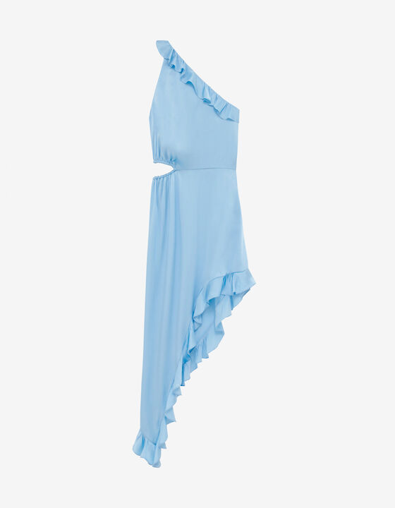 ASYMMETRICAL DRESS WITH RUFFLES