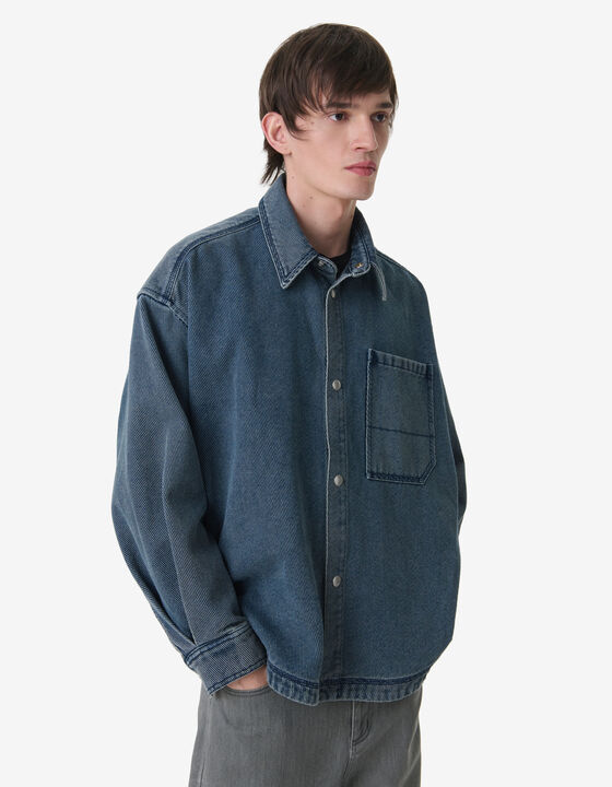 CHEMISE OVERSIZE EN DENIM