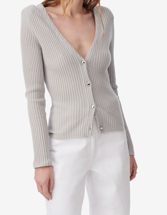 CASHMERE V-NECK CARDIGAN