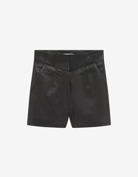 SHORT EN CUIR