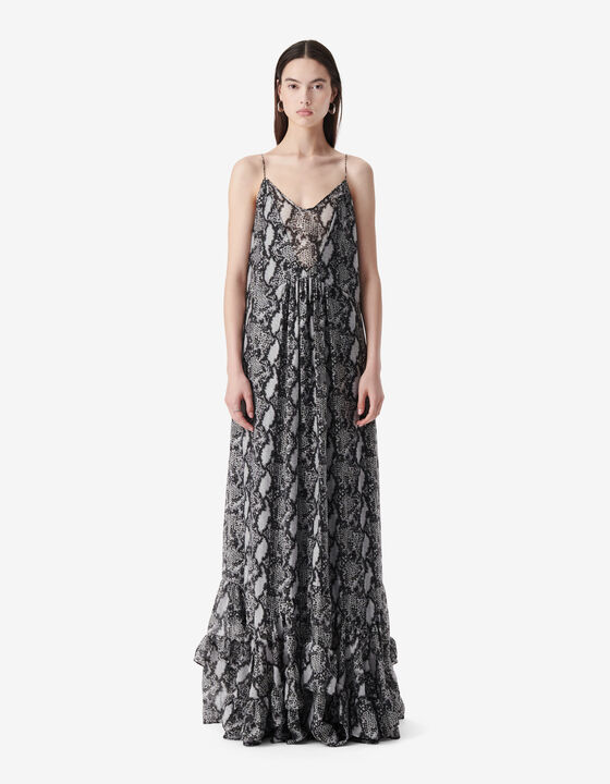 ROBE LONGUE À IMPRIMÉ