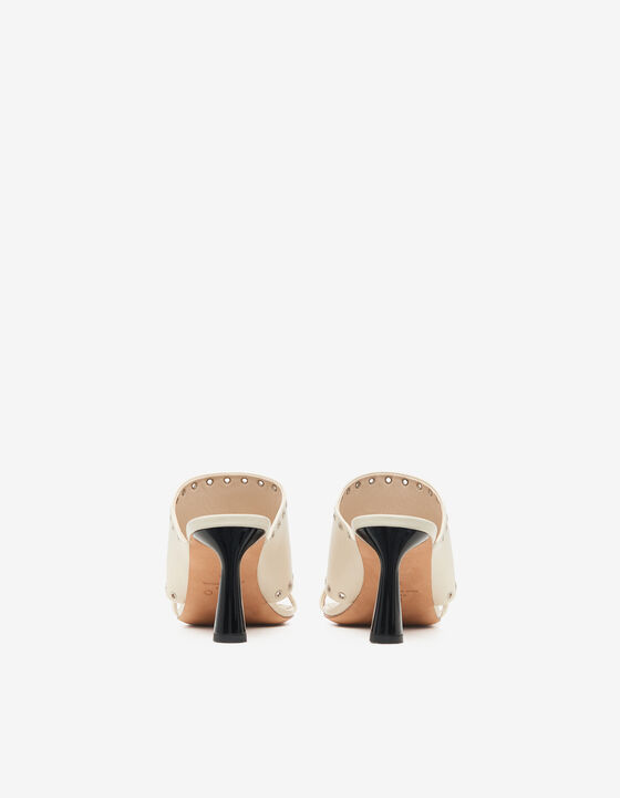 HEELS MULES WITH EYELET