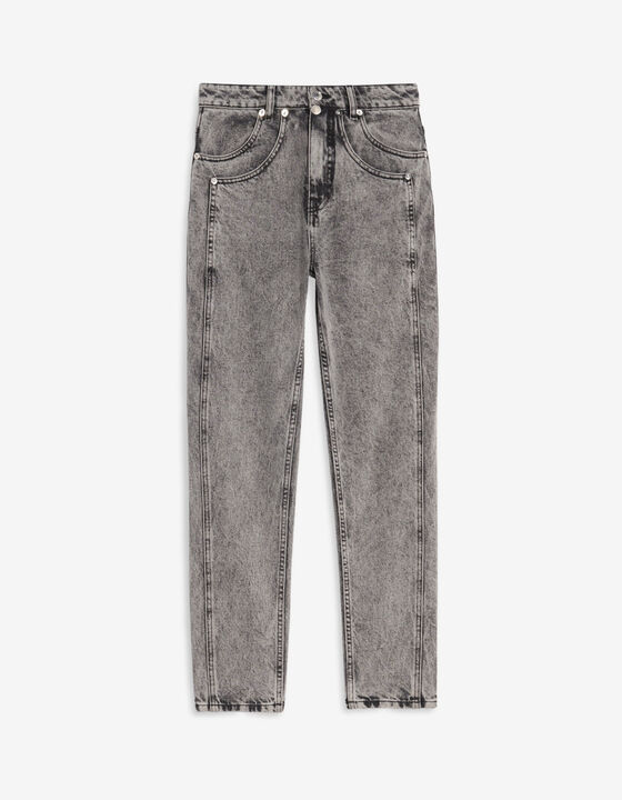 FADED STRAIGHT JEANS