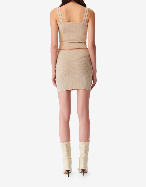 JUPE COURTE &Agrave; MOTIF