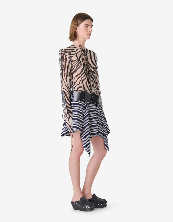 PRINTED LONG-SLEEVED TOP