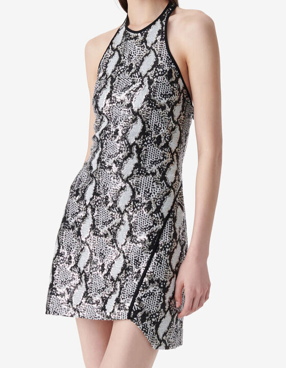SHORT SEQUIN DRESS