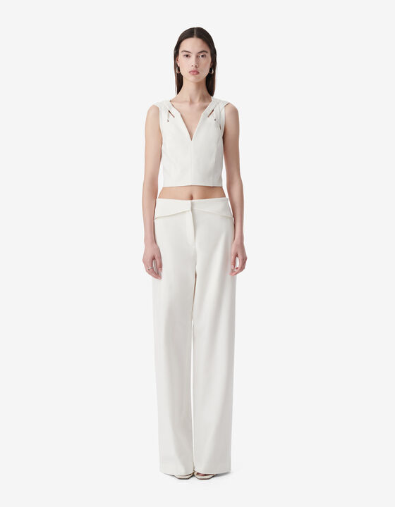 CROSS-STRAP TOP
