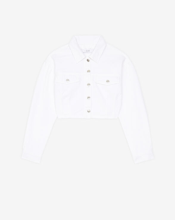 MYLENE CROPPED JEAN JACKET