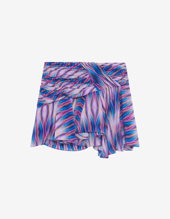 SHORT PRINT SKIRT