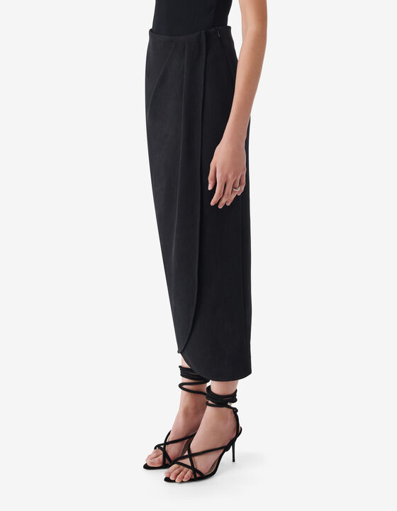LONG WRAP SKIRT