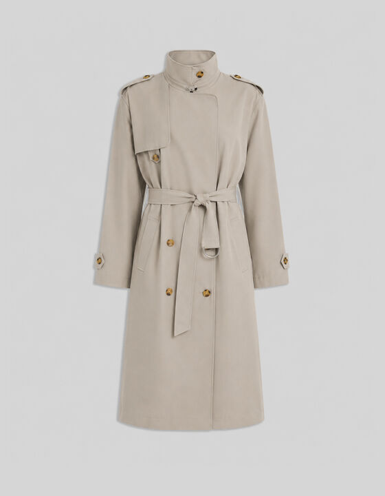 LONG BELTED TRENCH COAT