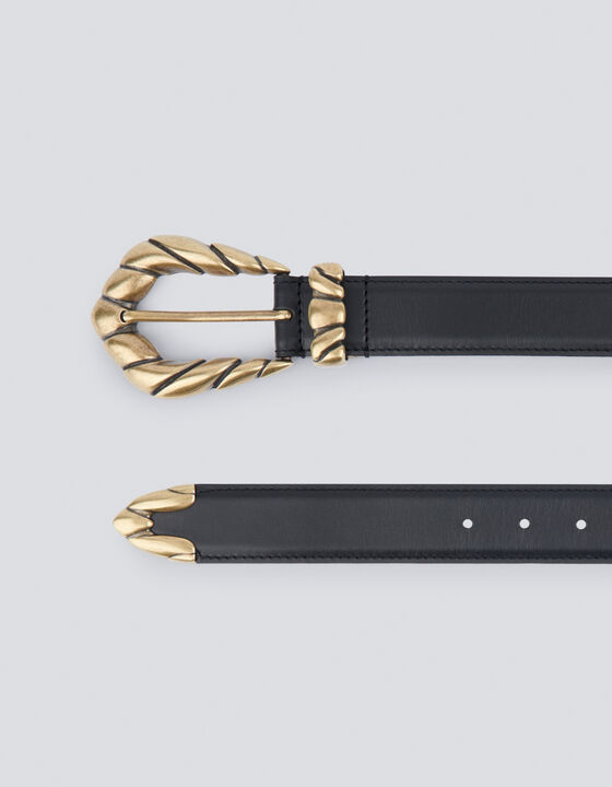 EMBELLY LEATHER BELT
