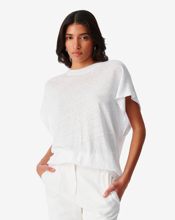 CIRO ROUND-NECK LINEN TANK TOP