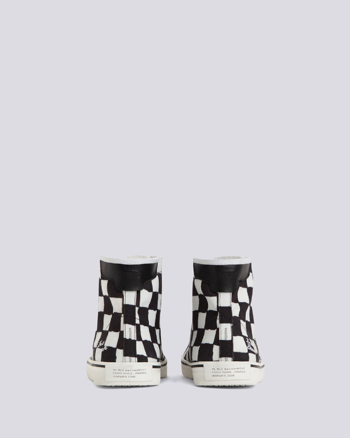 checkered sneakers