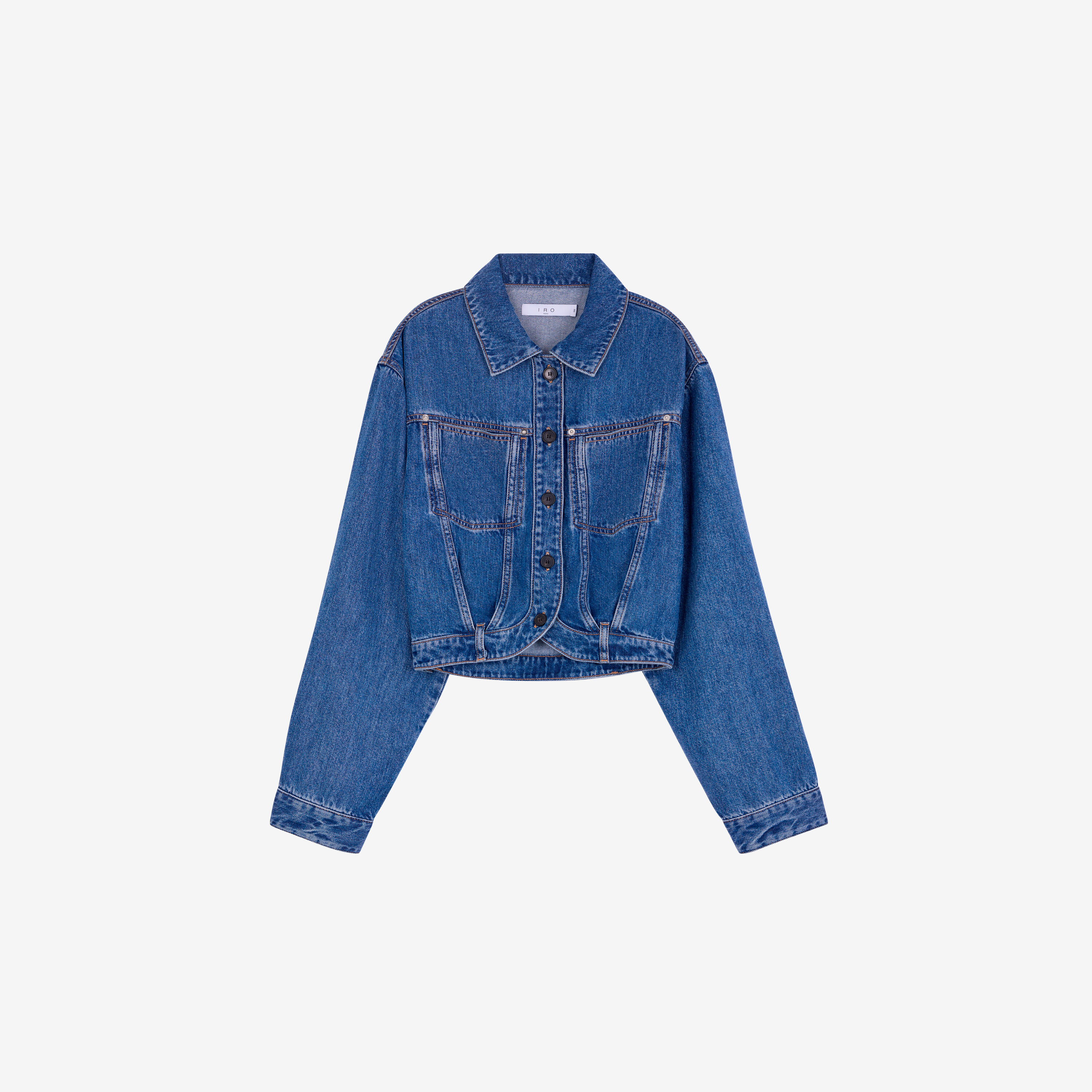 JAKY women blue tencel fluid denim jacket | IRO