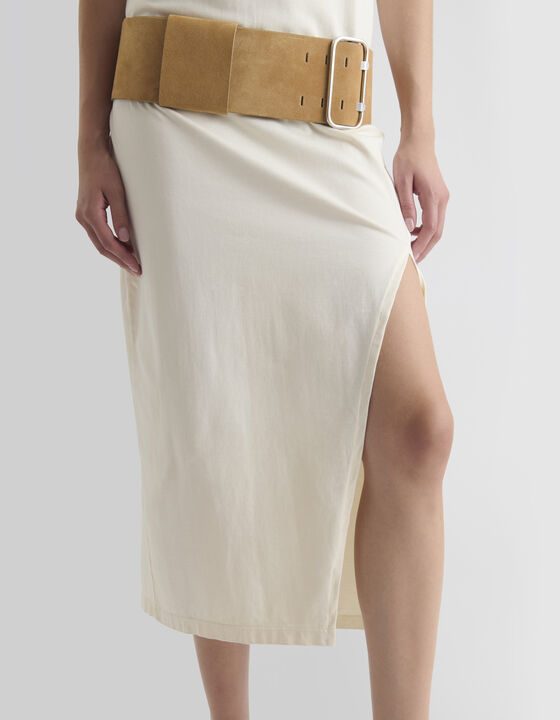 SLIT T-SHIRT DRESS