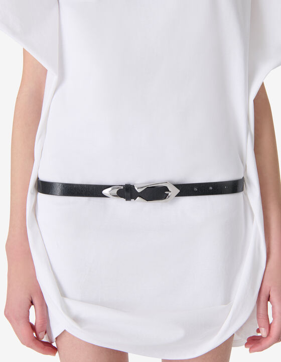 THIN LEATHER BELT