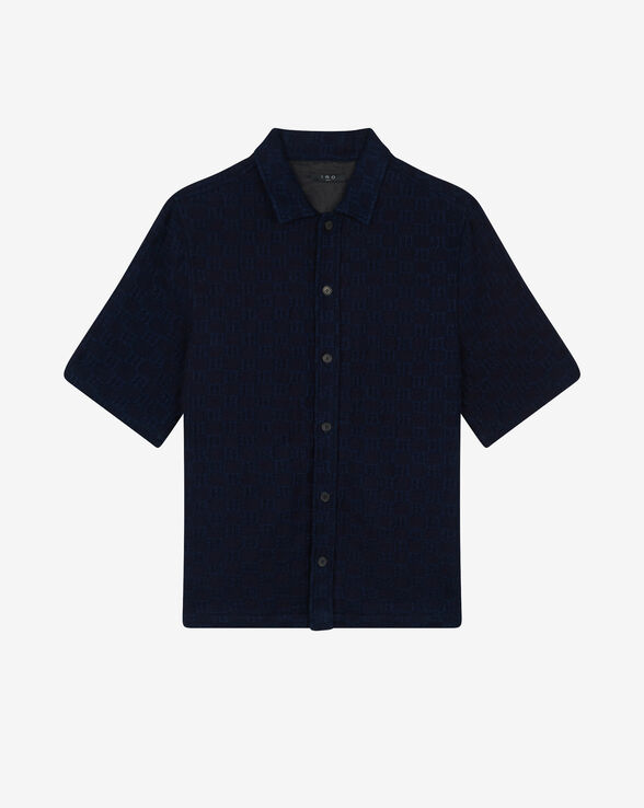 EZIO JACQUARD PATTERNED OVERSHIRT