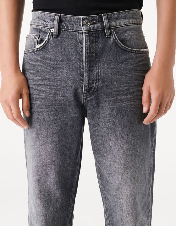 ANKLE-LENGTH STRAIGHT JEANS