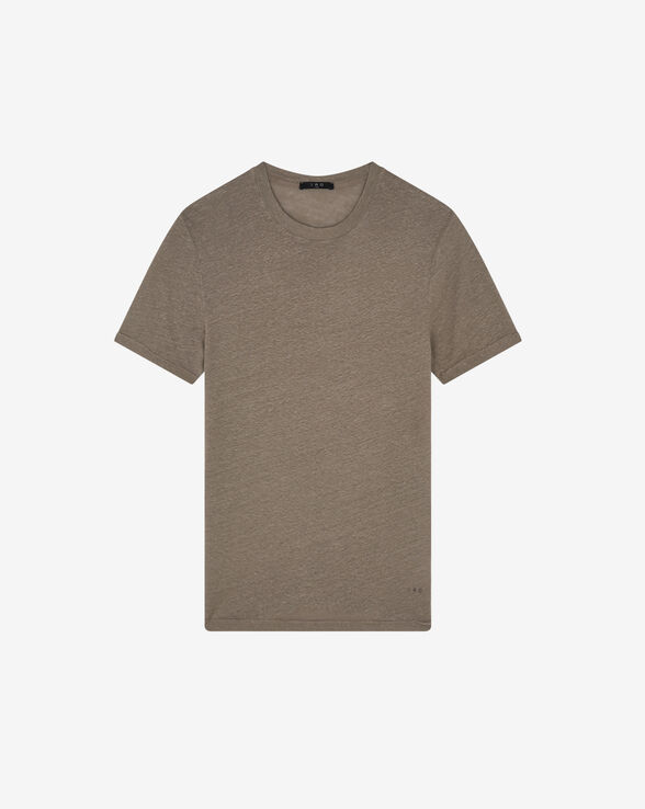 TURI ROUND-NECK LINEN T-SHIRT