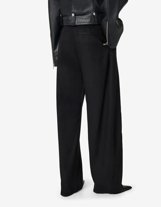 PANTALON LARGE &Agrave; PLIS