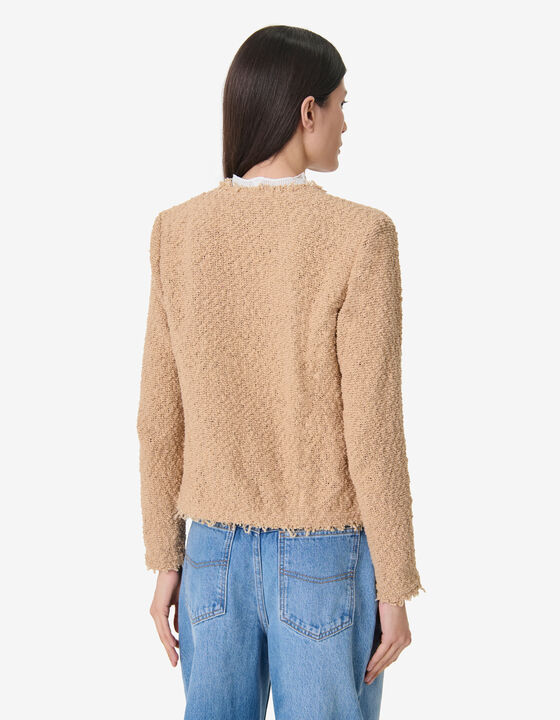 TEXTURED TWEED JACKET