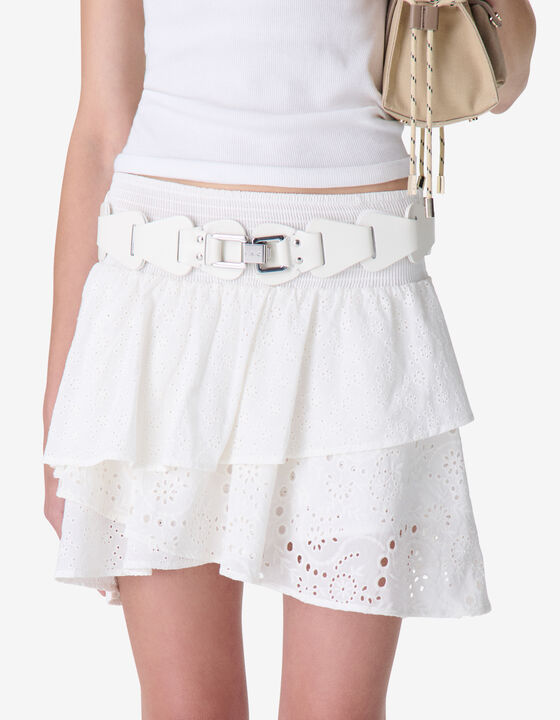 EMBROIDERED SKORT