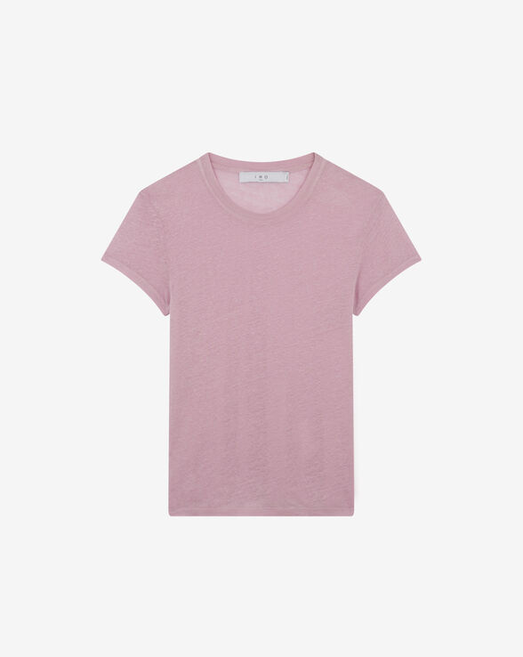 T-SHIRT COL ROND EN LIN THIRD