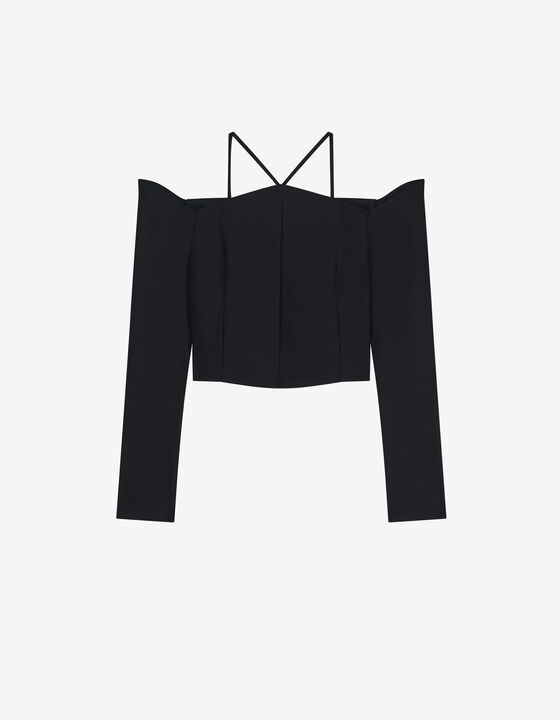 CROPPED CUT-OUT TOP