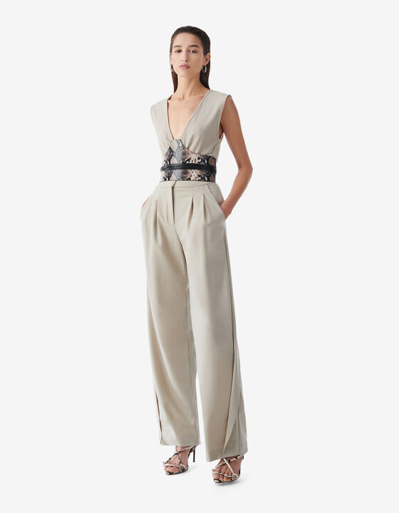 LUREX DRAPED TOP