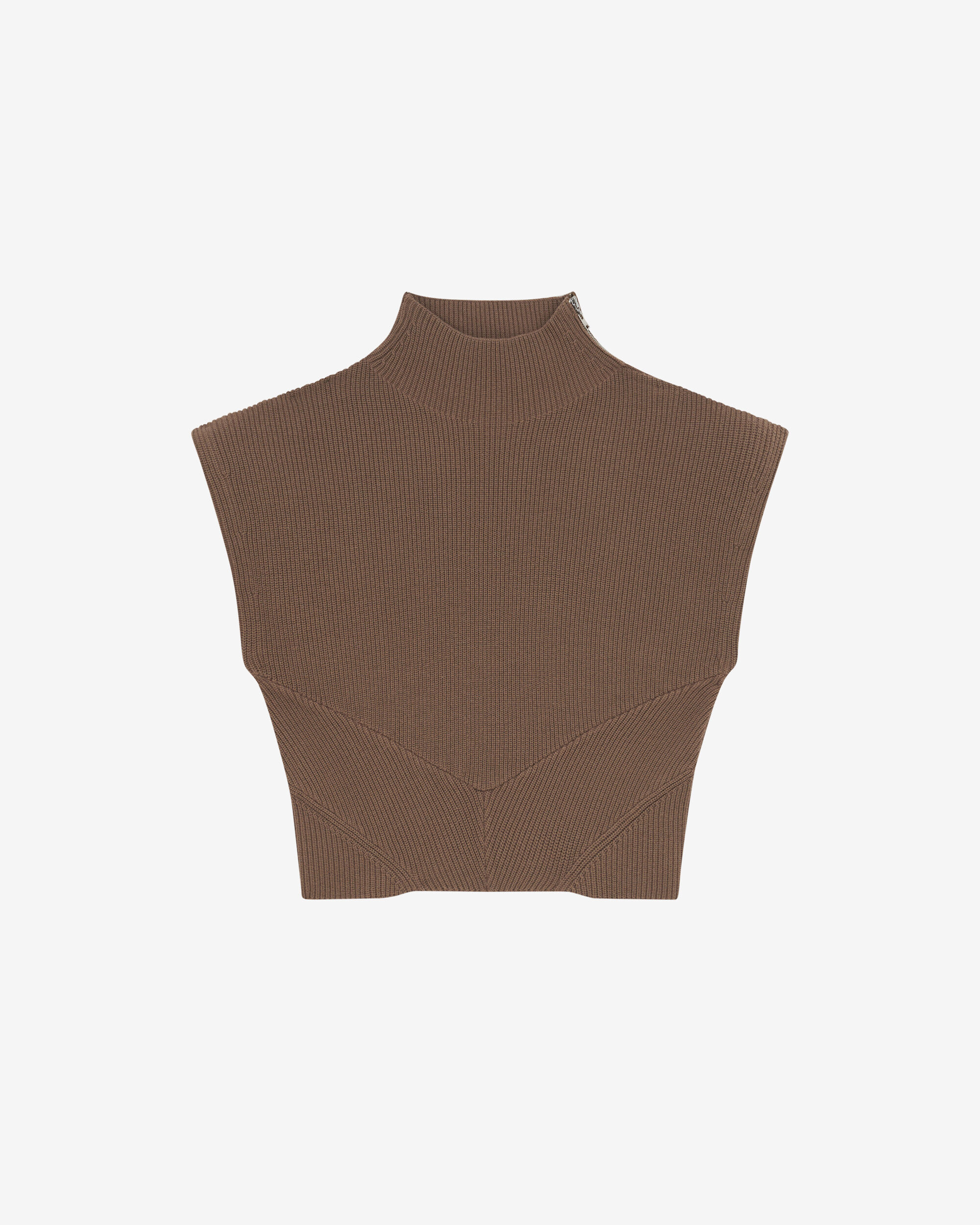 IRO FALL WINTER 24 COLLECTION | KENDA STAND-UP COLLAR SWEATER