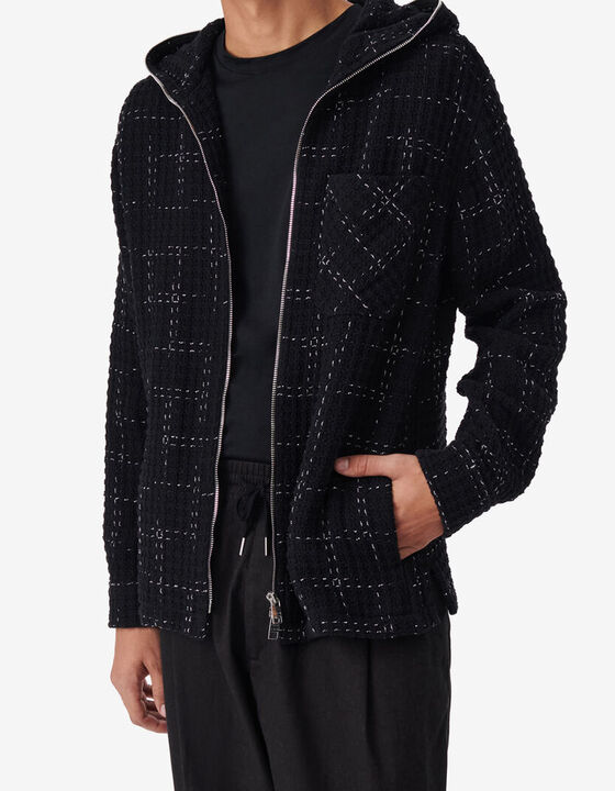HOODED OVERSHIRT