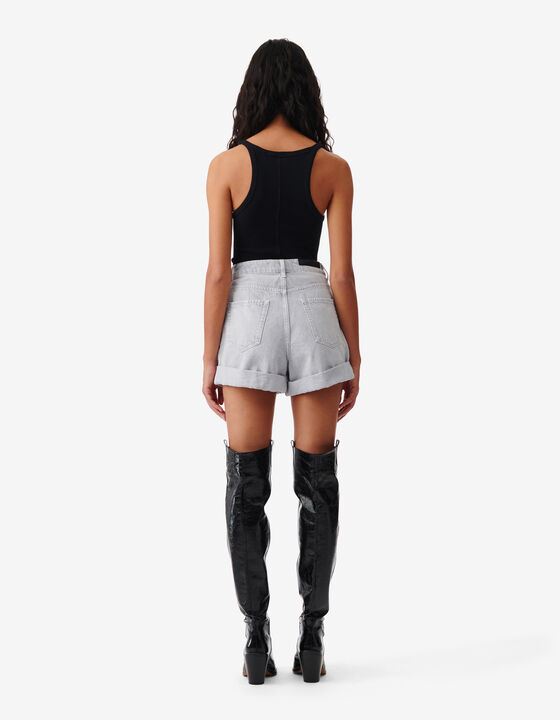 DENIM SHORTS